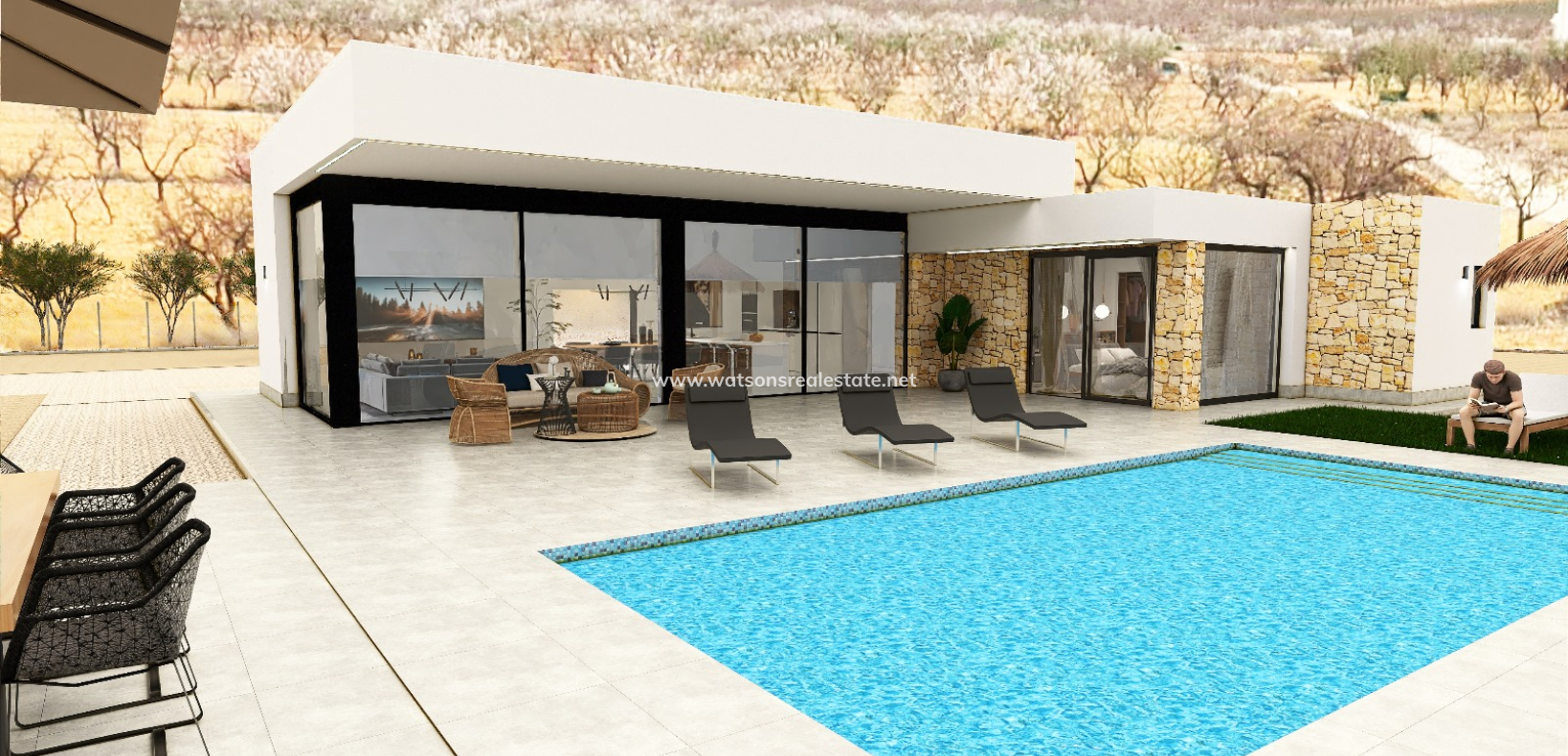 New Build - Freistendhe Villa - Aspe