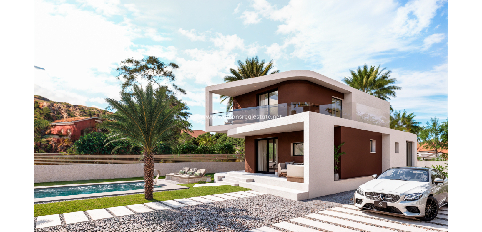 New Build - Fristaende Villa - Urb. El Oasis - La Marina