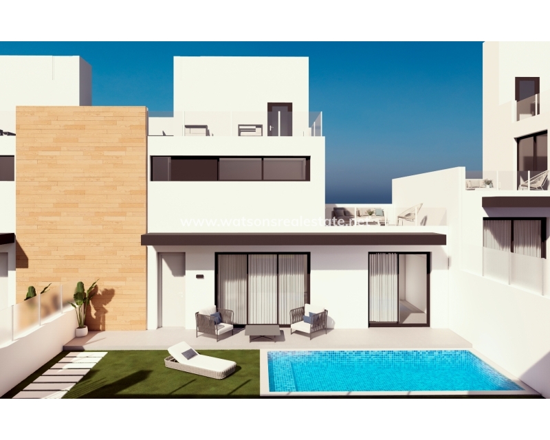 Nieuwbouw halfvrijstaande woning te koop in Alicante