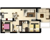 New Build - Apartment - Orihuela  Costa - Punta Prima