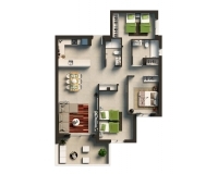 New Build - Apartment - Orihuela  Costa - Punta Prima